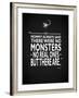 Aliens - No Monsters-Mark Rogan-Framed Giclee Print