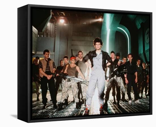 Aliens-null-Framed Stretched Canvas