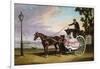 Alighting from a Coach near Cremorne Gardens-Alfred Frank De Prades-Framed Premium Giclee Print