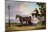 Alighting from a Coach near Cremorne Gardens-Alfred Frank De Prades-Mounted Giclee Print