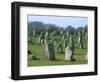 Alignments of Megalithic Standing Stones, Carnac, Morbihan, Brittany, France, Europe-J P De Manne-Framed Photographic Print