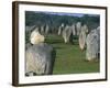 Alignments of Megalithic Standing Stones, Carnac, Morbihan, Brittany, France, Europe-J P De Manne-Framed Photographic Print