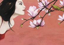 Camellia-Aline Bereau-Art Print