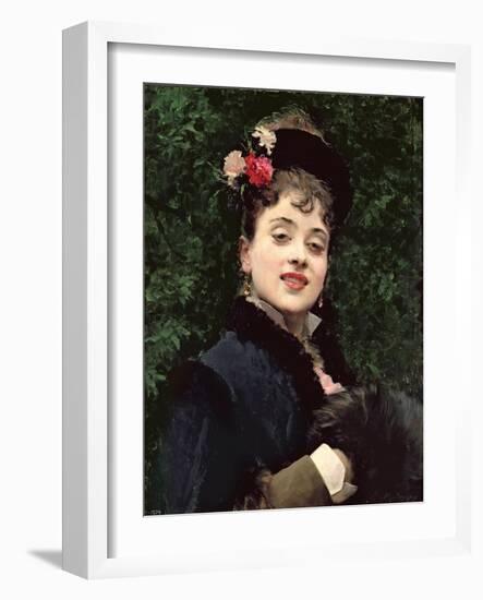 Aline Masson, the Artist's Wife-Raimundo De Madrazo Y Garetta-Framed Giclee Print