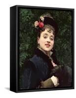 Aline Masson, the Artist's Wife-Raimundo De Madrazo Y Garetta-Framed Stretched Canvas