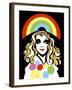 Alison Goldfrapp, English pop singer, colour 'graphic' caricature, 2010 by Neale Osborne-Neale Osborne-Framed Giclee Print