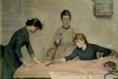 The Sewing Class-Alix d' Anethan-Laminated Giclee Print