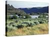 Alkali Lake in the Lower Grand Coulee, Coulee City, Washington, USA-Jamie & Judy Wild-Stretched Canvas