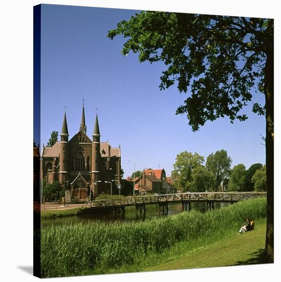 Alkmaar in Holland-CM Dixon-Stretched Canvas