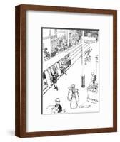 All Aboard!-Aurthur Watts-Framed Art Print