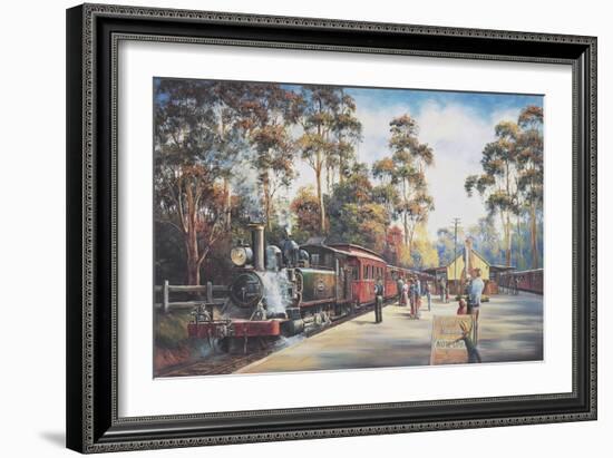 All Aboard-John Bradley-Framed Giclee Print