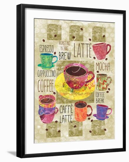 All About Coffee-Bee Sturgis-Framed Art Print