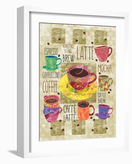 All About Coffee-Bee Sturgis-Framed Art Print