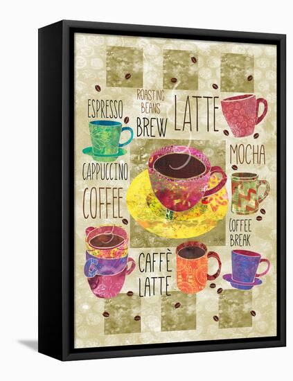 All About Coffee-Bee Sturgis-Framed Stretched Canvas