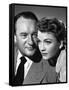 ALL ABOUT EVE, 1950 DIRECTED JOSEPH L. MANKIEWICZ with George Sanders / Anne Baxter (b/w photo)-null-Framed Stretched Canvas