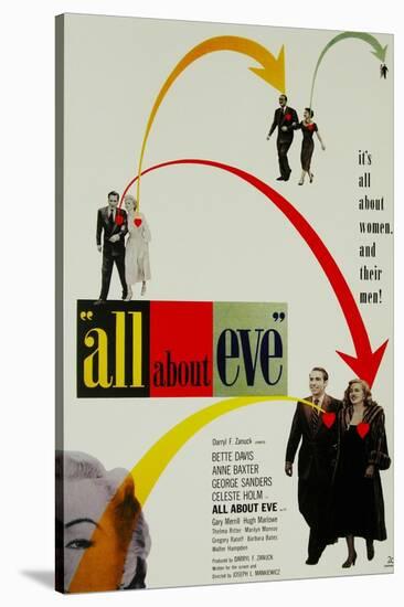 All About Eve, 1950-null-Stretched Canvas