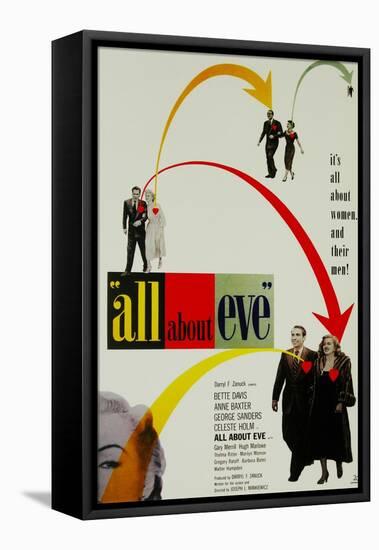 All About Eve, 1950-null-Framed Stretched Canvas