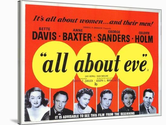 All About Eve, 1950-null-Stretched Canvas