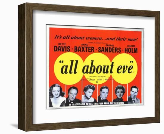 All About Eve, 1950-null-Framed Art Print