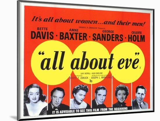 All About Eve, 1950-null-Mounted Art Print