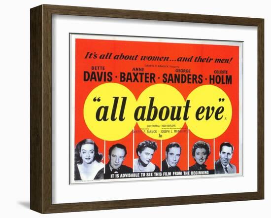 All About Eve, 1950-null-Framed Art Print