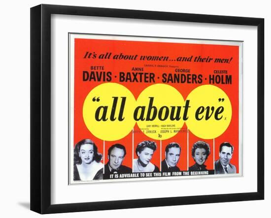 All About Eve, 1950-null-Framed Art Print