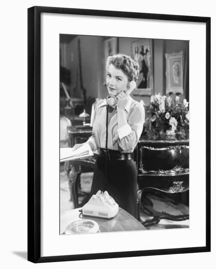 All About Eve, Anne Baxter, 1950-null-Framed Photo