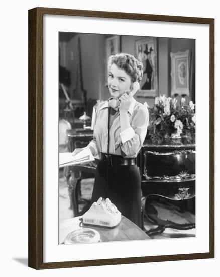 All About Eve, Anne Baxter, 1950-null-Framed Photo