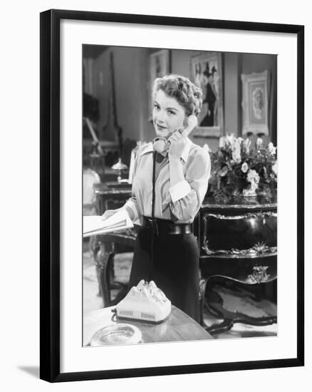 All About Eve, Anne Baxter, 1950-null-Framed Photo