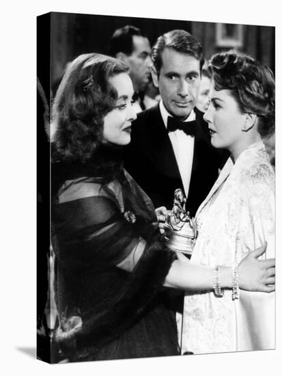 All About Eve, Bette Davis, Gary Merrill, Anne Baxter, 1950, Confrontation-null-Stretched Canvas