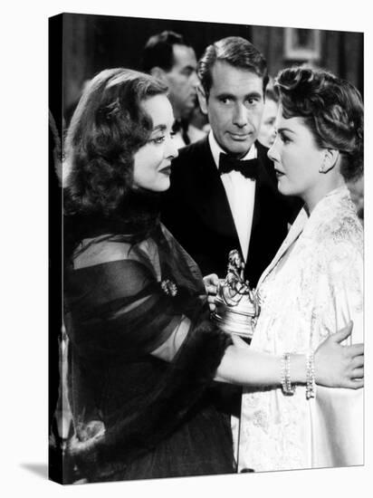 All About Eve, Bette Davis, Gary Merrill, Anne Baxter, 1950, Confrontation-null-Stretched Canvas