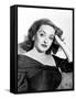 All About Eve, Bette Davis, in a Gown by Edith Head, 1950-null-Framed Stretched Canvas