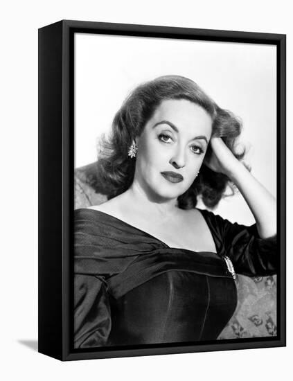 All About Eve, Bette Davis, in a Gown by Edith Head, 1950-null-Framed Stretched Canvas