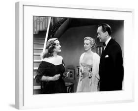 All About Eve, Bette Davis, Marilyn Monroe, George Sanders, 1950-null-Framed Photo