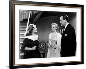 All About Eve, Bette Davis, Marilyn Monroe, George Sanders, 1950-null-Framed Photo