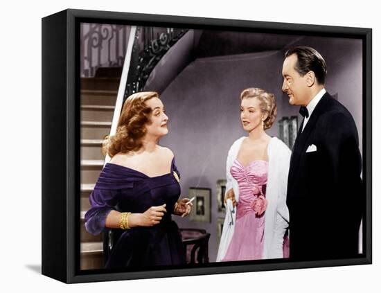 All About Eve, Bette Davis, Marilyn Monroe, George Sanders, 1950-null-Framed Stretched Canvas