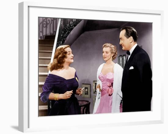 All About Eve, Bette Davis, Marilyn Monroe, George Sanders, 1950-null-Framed Photo