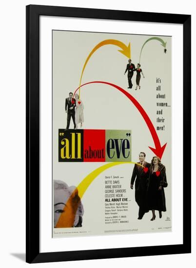 All About Eve, Directed by Joseph L. Mankiewicz, 1950-null-Framed Giclee Print