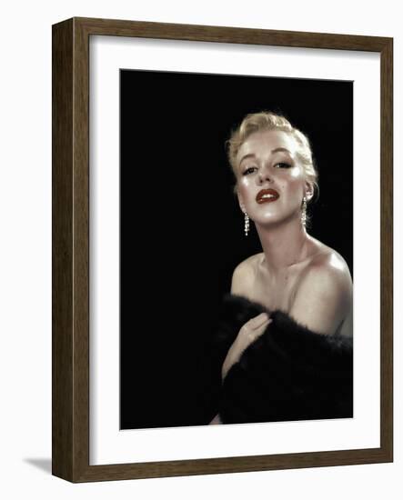 All About Eve, Marilyn Monroe, Directed Joseph L. Mankiewicz, 1950-null-Framed Photo