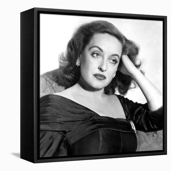 All About Eve, Portrait of Bette Davis, 1950-null-Framed Stretched Canvas