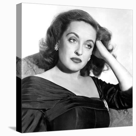 All About Eve, Portrait of Bette Davis, 1950-null-Stretched Canvas