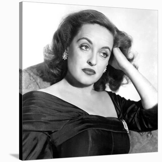 All About Eve, Portrait of Bette Davis, 1950-null-Stretched Canvas