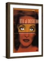 All About Eve, Spanish Movie Poster, 1950-null-Framed Art Print