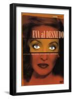 All About Eve, Spanish Movie Poster, 1950-null-Framed Art Print