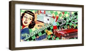 All American Domestic Diva-null-Framed Giclee Print