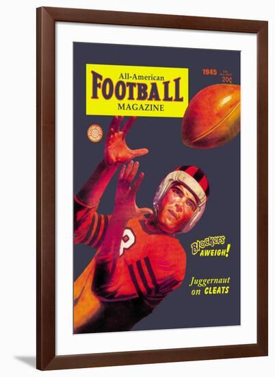 All-American Football Magazine-null-Framed Art Print