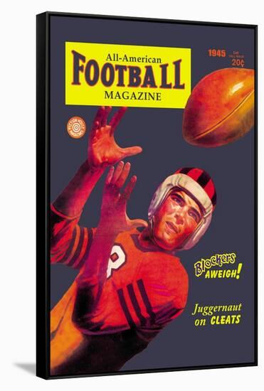 All-American Football Magazine-null-Framed Stretched Canvas