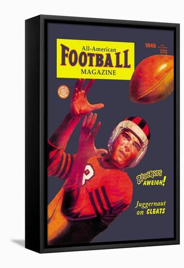 All-American Football Magazine-null-Framed Stretched Canvas