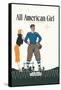 All American Girl-null-Framed Stretched Canvas