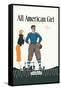 All American Girl-null-Framed Stretched Canvas